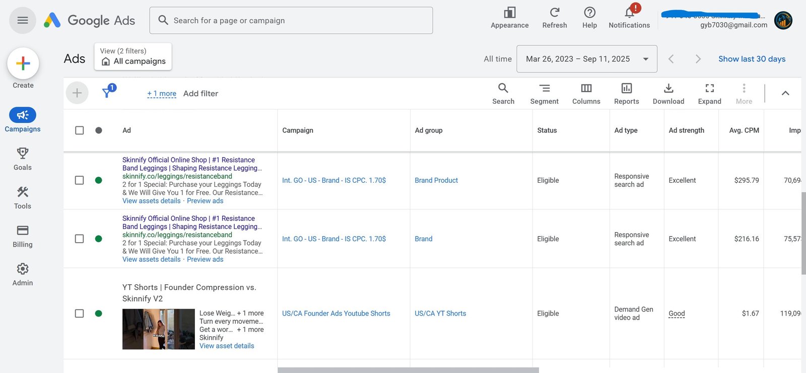 google ads manager